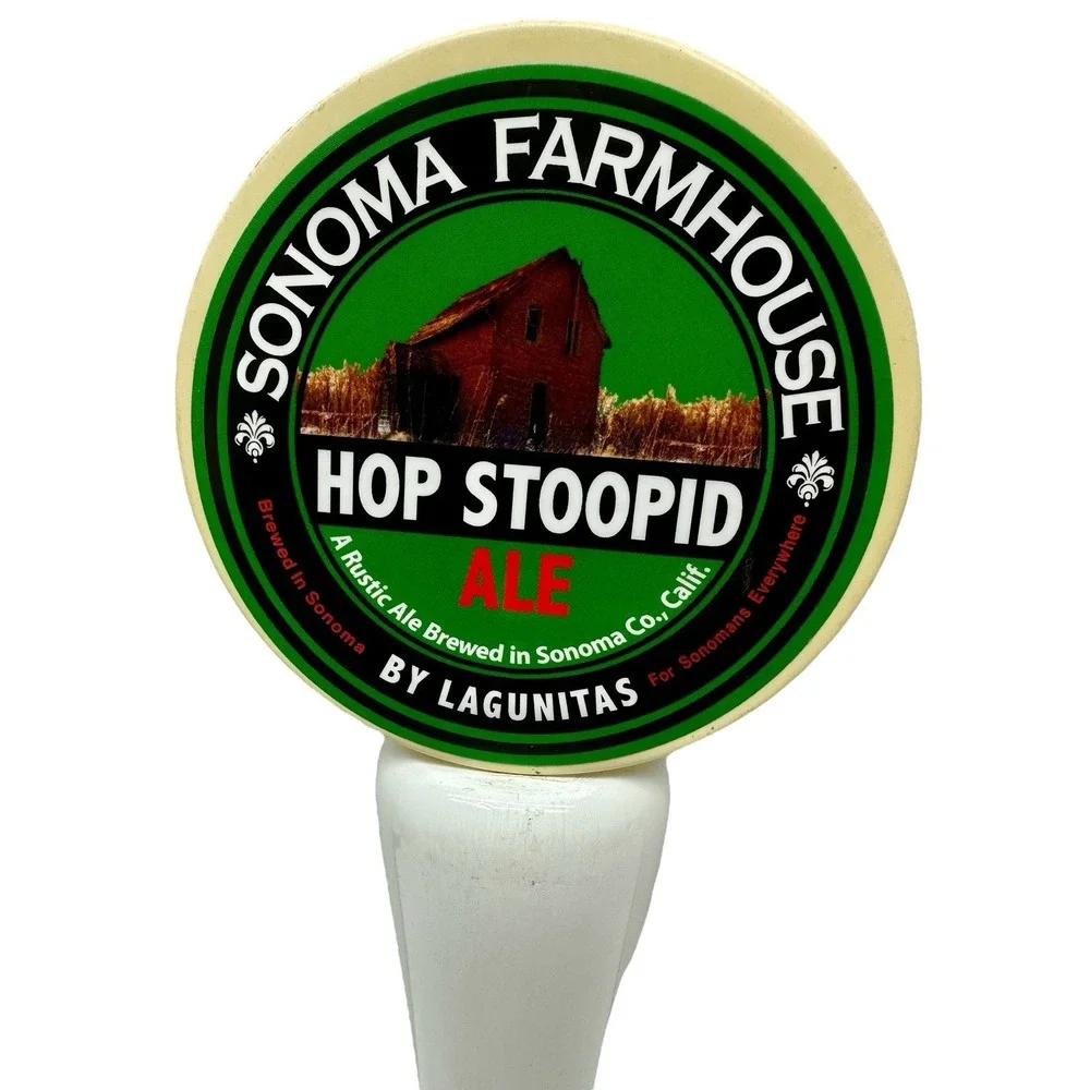 White‎  Beer Tap Handle Coconut Porter - Sonoma Farmhouse By Lagunitas 9.5